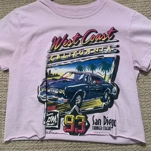 brandy melville lavender west coast car top